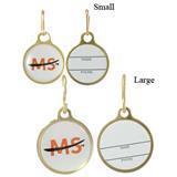 Care-A-Lot® MS ID Tags In Gold Tone 450006b